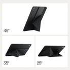 Pitaka iPad Pro 13 M5 / M4 Kılıf Folio 3 Siyah, Kalem Bölmeli Standlı