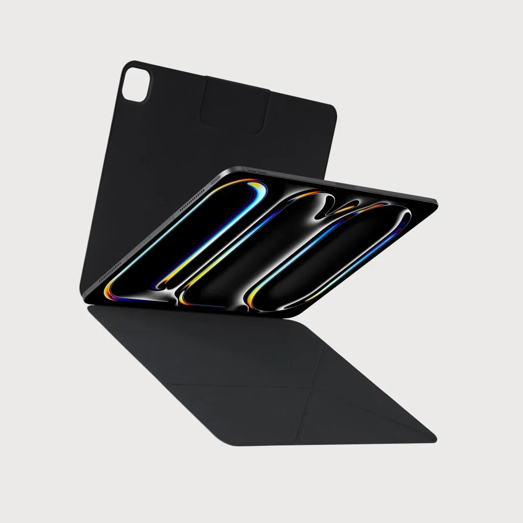 Pitaka iPad Pro 13 M5 / M4 Kılıf Folio 3 Siyah, Kalem Bölmeli Standlı