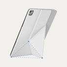 Pitaka iPad Pro 13 M5 / M4 Kılıf Folio 3 Beyaz, Kalem Bölmeli Standlı