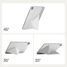 Pitaka iPad Pro 13 M5 / M4 Kılıf Folio 3 Beyaz, Kalem Bölmeli Standlı