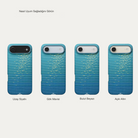 Pitaka iPhone Air Karbon Kılıf MagSafe Uyumlu Aramid Fiber - Edge Lucid Blue