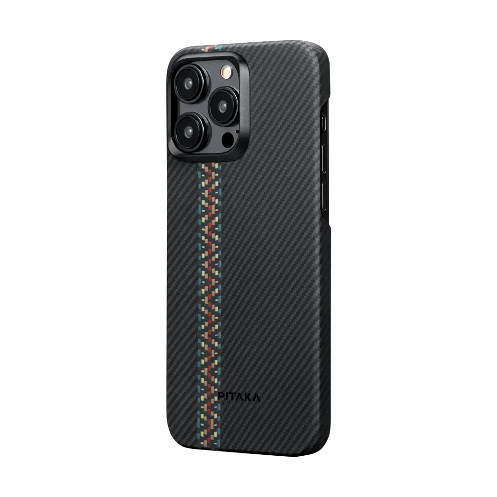 Pitaka iPhone 15 Pro Max Karbon Kılıf MagSafe Uyumlu Aramid Fiber - Edge Rhapsody
