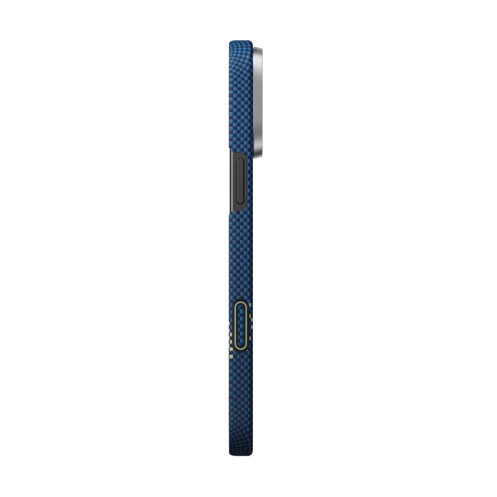 iPhone 16 Pro Max Karbon Kılıf MagSafe Uyumlu Aramid Fiber - Edge Milky Way Galaxy