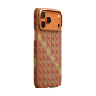 Pitaka iPhone 17 Pro Max Karbon Kılıf MagSafe Uyumlu Aramid Fiber - Edge Amber