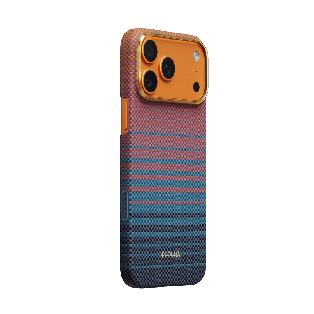 Pitaka iPhone 17 Pro Max Karbon Kılıf MagSafe Uyumlu Aramid Fiber - Edge California Dream-05