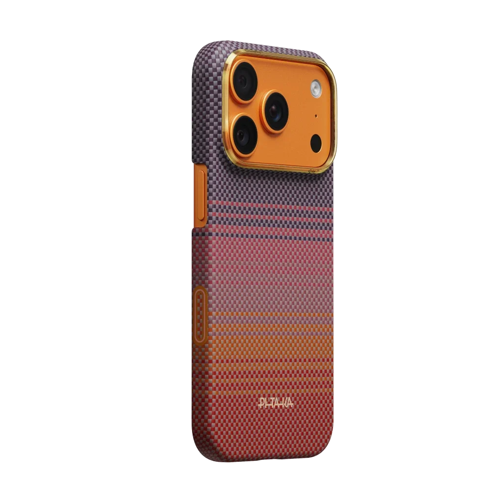 Pitaka iPhone 17 Pro Karbon Kılıf MagSafe Uyumlu Aramid Fiber - Edge California Dream-02