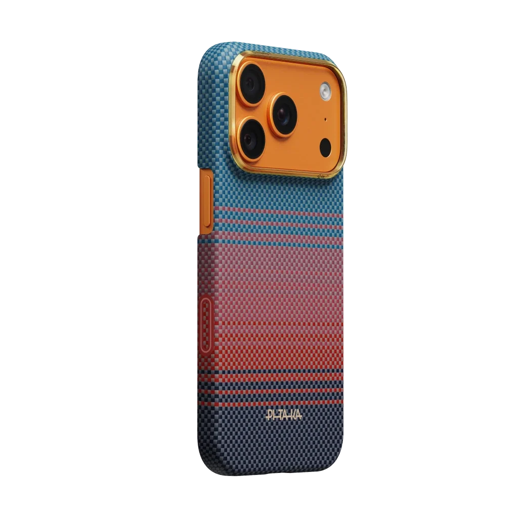 Pitaka iPhone 17 Pro Karbon Kılıf MagSafe Uyumlu Aramid Fiber - Edge California Dream-03
