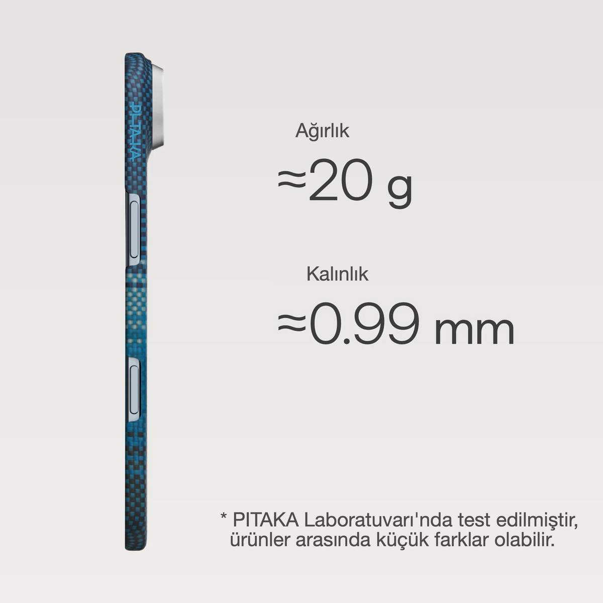 iPhone Air Karbon Kılıf MagSafe Uyumlu Aramid Fiber - Edge Moonrise