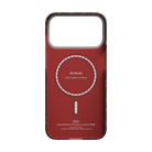 Pitaka iPhone 17 Pro Max Karbon Kılıf MagSafe Uyumlu Aramid Fiber - Edge Leaping Orange Black
