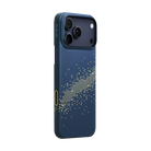 Pitaka iPhone 17 Pro Karbon Kılıf MagSafe Uyumlu Aramid Fiber - Edge Milky Way Galaxy