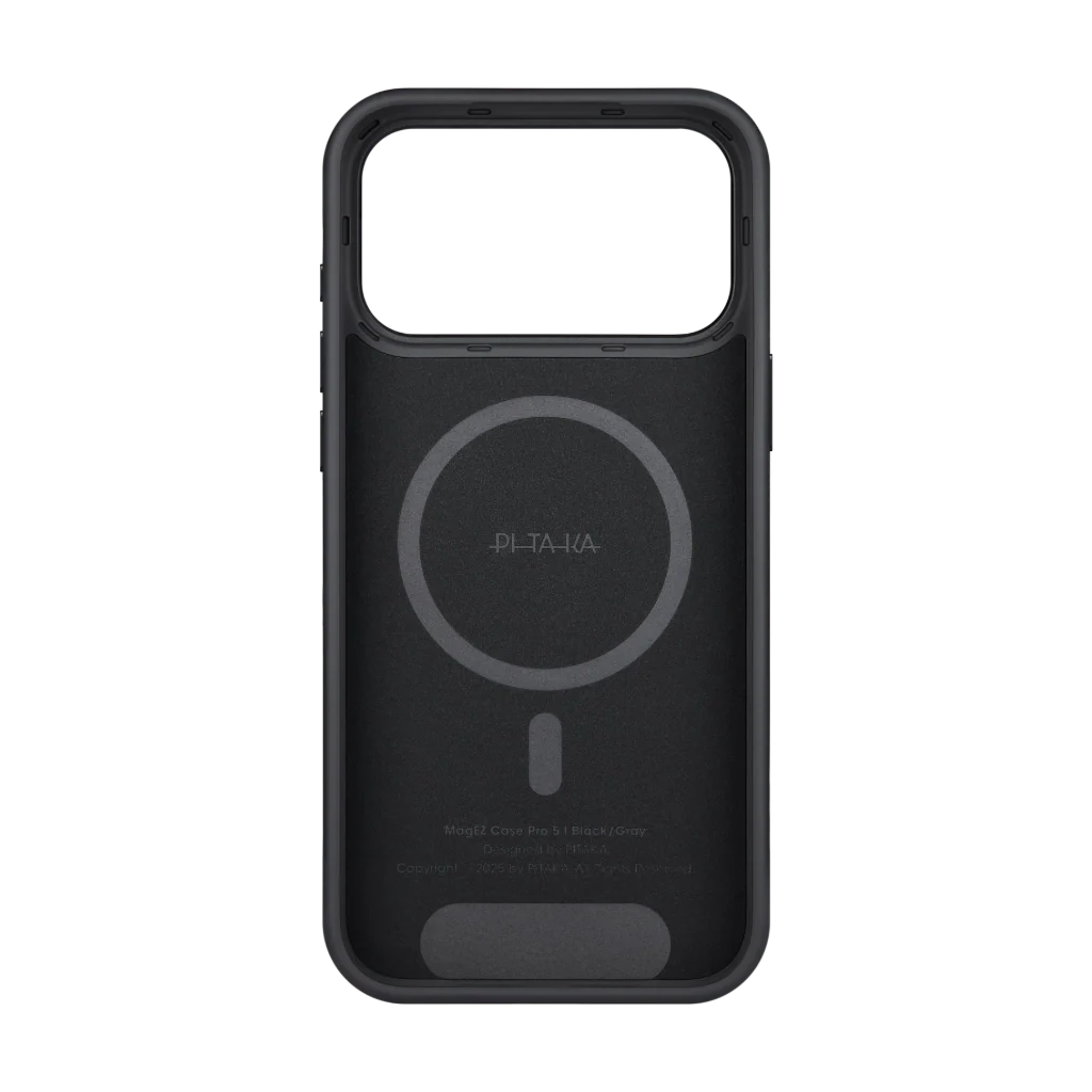 iPhone 17 Pro Max Karbon Kılıf MagSafe Uyumlu Aramid Fiber - Summa 600D Black Gray