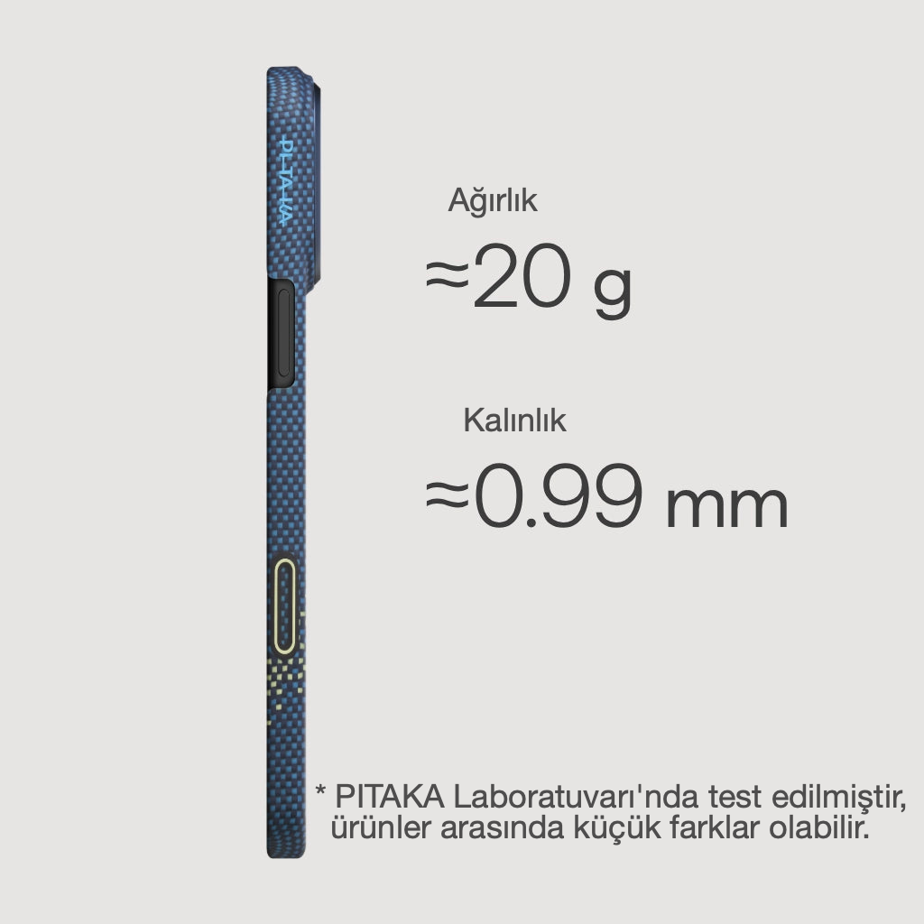 iPhone 17 Pro Max Karbon Kılıf MagSafe Uyumlu Aramid Fiber - Edge Milky Way Galaxy