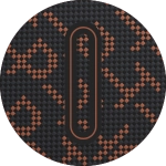 Leaping Orange Black
