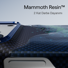 iPhone 18 Pro Karbon Kılıf Edge Nearfield Blue - darbeye dayanıklı reçine yüzey yakın çekim