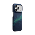 Pitaka iPhone 18 Pro Karbon Kılıf MagSafe Uyumlu Aramid Fiber - Edge Nearfield Blue