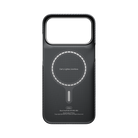iPhone 18 Pro Max Karbon Kılıf Edge 600D Black Gray - kılıfın iç yüzeyi ve MagSafe halkası