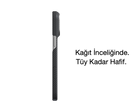iPhone 18 Pro Max Karbon Kılıf Edge 600D Black Gray - ince ve hafif yapı yandan görünüm
