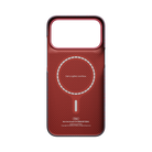 iPhone 18 Pro Max Karbon Kılıf Edge Blue's Red - kılıfın iç yüzeyi ve MagSafe halkası