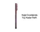 iPhone 18 Pro Max Karbon Kılıf Edge Blue's Red - ince ve hafif yapı yandan görünüm