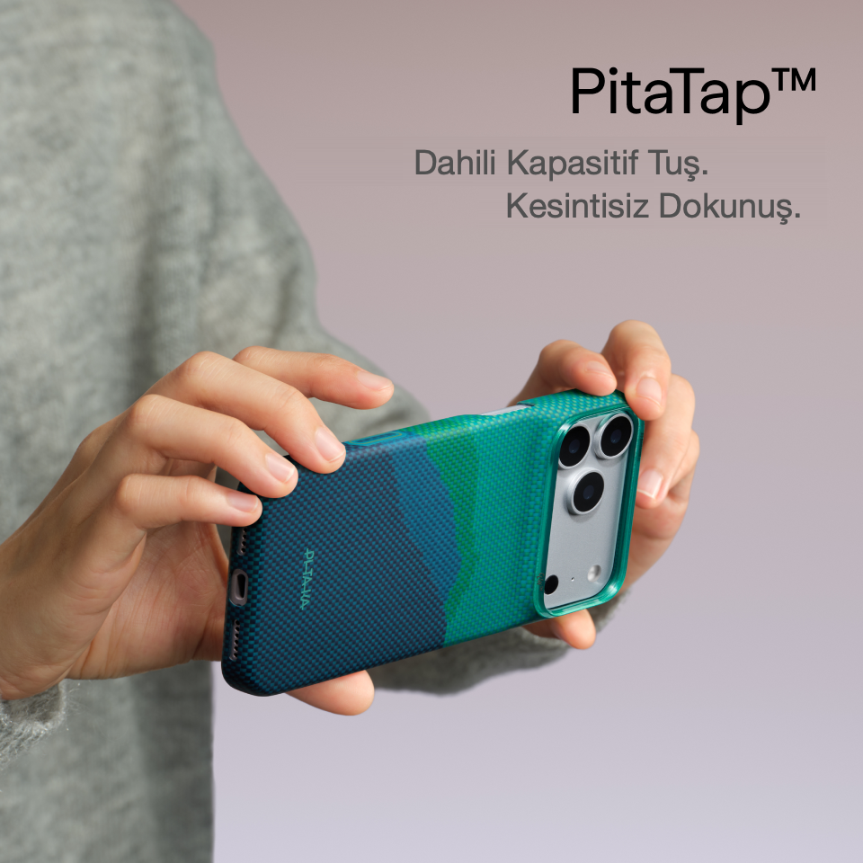 iPhone 18 Pro Max Karbon Kılıf MagSafe Uyumlu Aramid Fiber - Edge Summer Noon