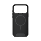 iPhone 18 Pro Max Karbon Kılıf Summa 600D Black Gray - kılıfın iç yüzeyi ve MagSafe halkası
