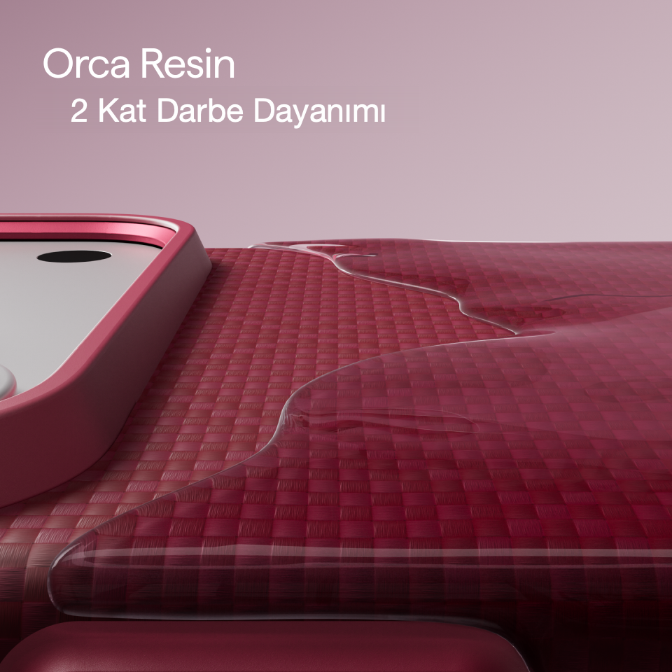 iPhone 18 Pro Max Karbon Kılıf MagSafe Uyumlu Aramid Fiber - Summa Burgundy