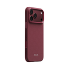 Pitaka iPhone 18 Pro Max Karbon Kılıf MagSafe Uyumlu Aramid Fiber - Summa Burgundy