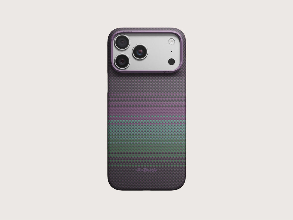 iPhone 18 Pro Max Karbon Kılıf MagSafe Uyumlu Aramid Fiber - Edge Midnight