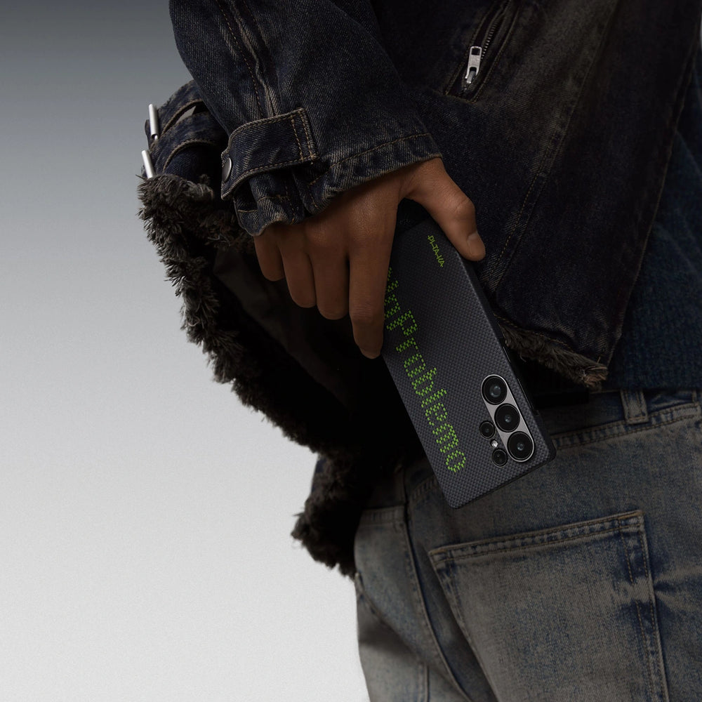 Galaxy S25 Ultra Karbon Kılıf MagSafe Uyumlu Aramid Fiber - Edge NoProblemo Lumintex