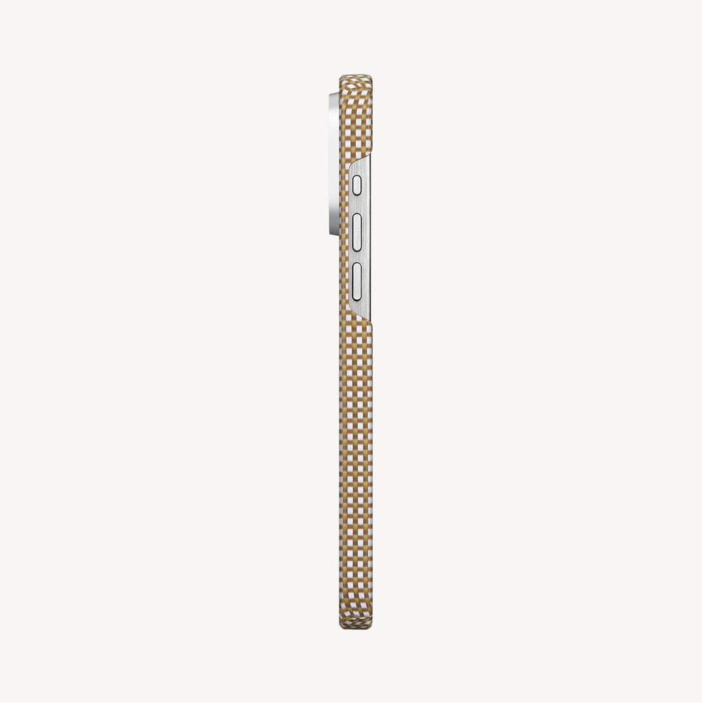 iPhone 15 Pro Max Karbon Kılıf MagSafe Uyumlu Aramid Fiber - Edge Bonfire