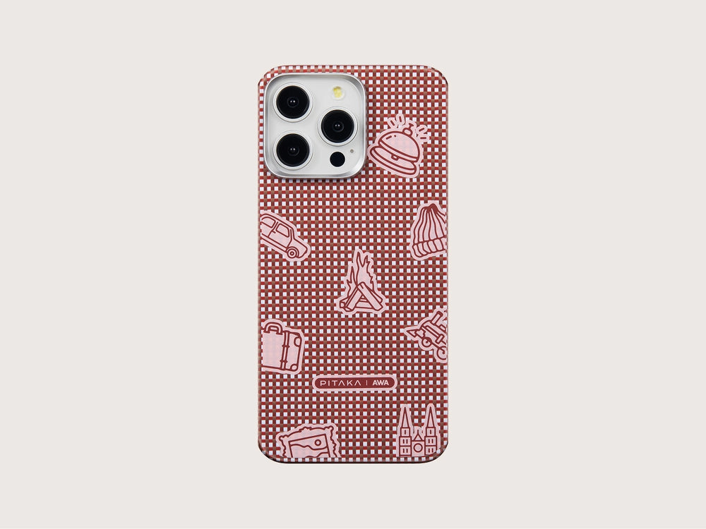 iPhone 15 Pro Max Karbon Kılıf MagSafe Uyumlu Aramid Fiber - Edge Bonfire