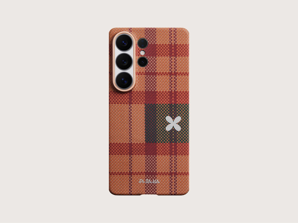 iPhone 17 Pro Max Karbon Kılıf MagSafe Uyumlu Aramid Fiber - Edge Cloud Dusk