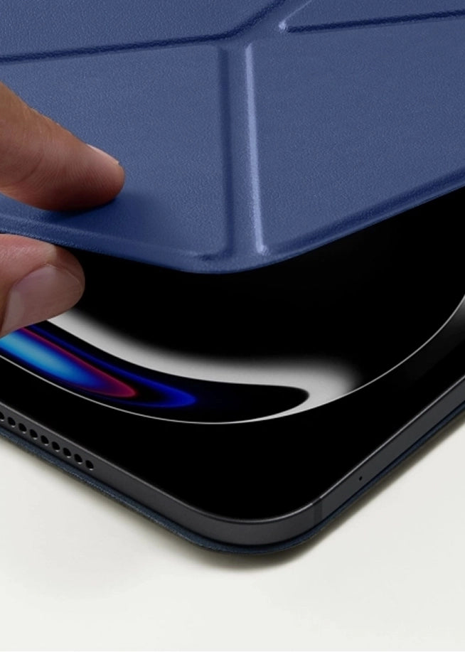 iPad Air 11 M4 / M3 / M2 Kılıf Folio 3 Siyah, Kalem Bölmeli Standlı
