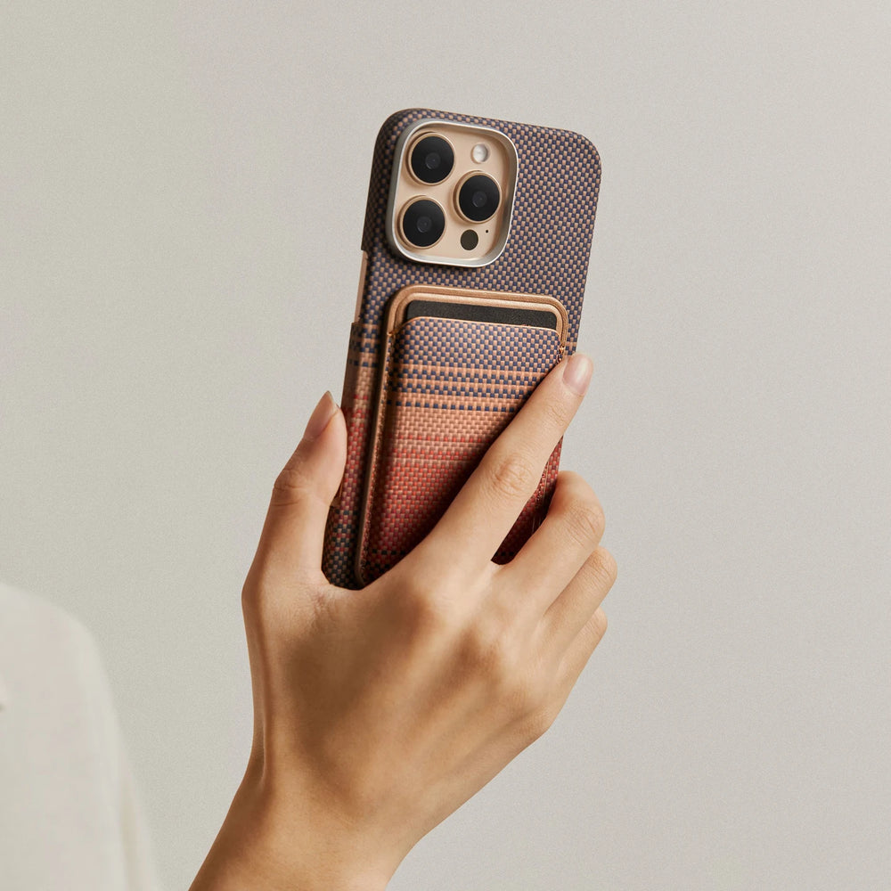 Woven Sunset Magsafe Uyumlu Manyetik Kartlık