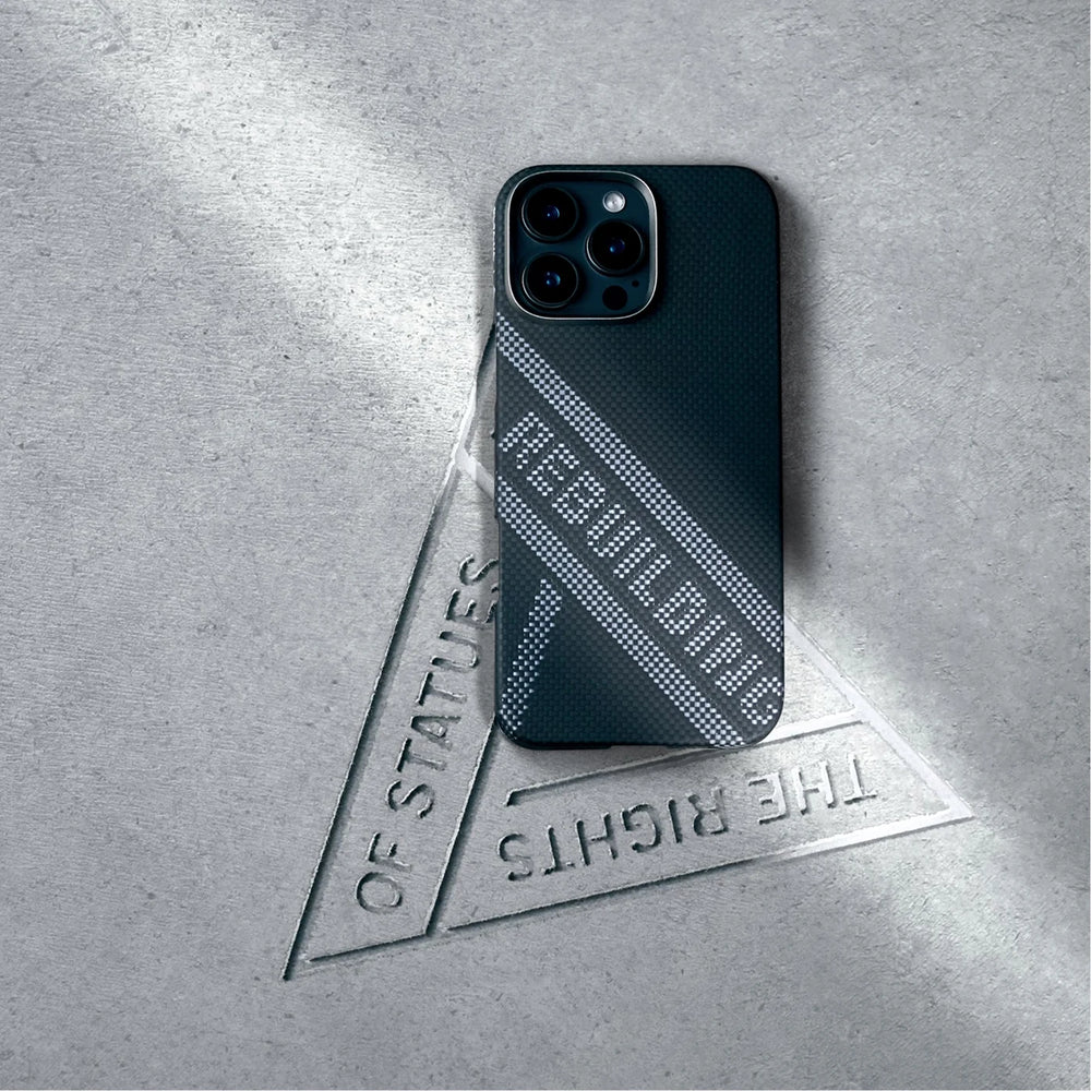 iPhone 16 Pro Max Karbon Kılıf MagSafe Uyumlu Aramid Fiber - Edge Rebuilding Siyah
