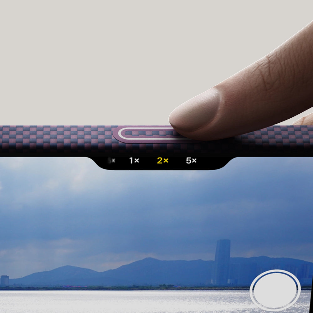 iPhone 17 Pro Max Karbon Kılıf MagSafe Uyumlu Aramid Fiber - Edge Midnight Black