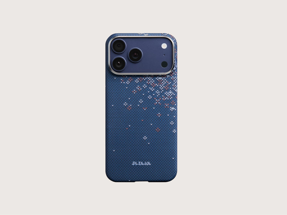 iPhone 17 Pro Max Karbon Kılıf MagSafe Uyumlu Aramid Fiber - Edge Midnight Black