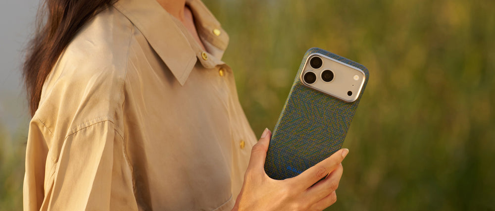 iPhone 18 Pro Karbon Kılıf MagSafe Uyumlu Aramid Fiber - Edge Surging Awn