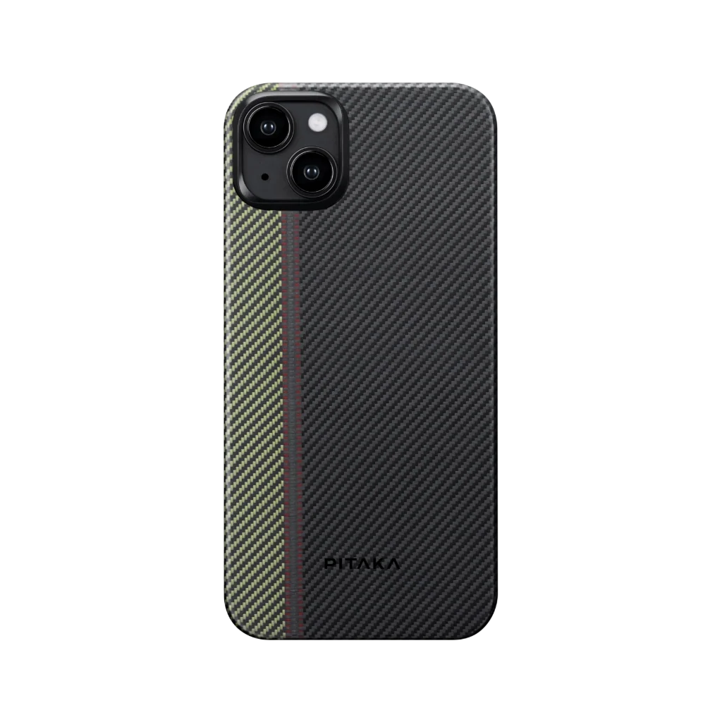iPhone 15 Plus Karbon Kılıf MagSafe Uyumlu Aramid Fiber - Edge Overture