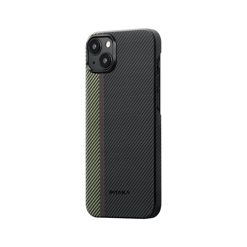 Pitaka iPhone 15 Plus Karbon Kılıf MagSafe Uyumlu Aramid Fiber - Edge Overture