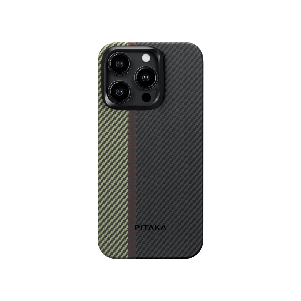iPhone 15 Pro Karbon Kılıf MagSafe Uyumlu Aramid Fiber - Edge Overture
