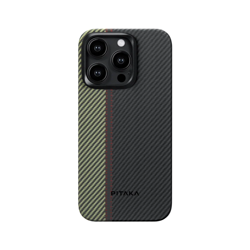 iPhone 15 Pro Max Karbon Kılıf MagSafe Uyumlu Aramid Fiber - Edge Overture