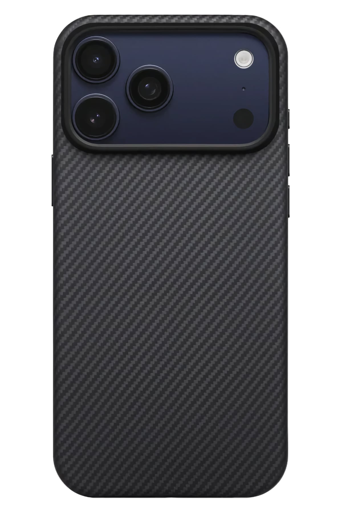 iPhone 17 Pro Black Gray Kılıf | Aramid Fiber MagSafe Uyumlu