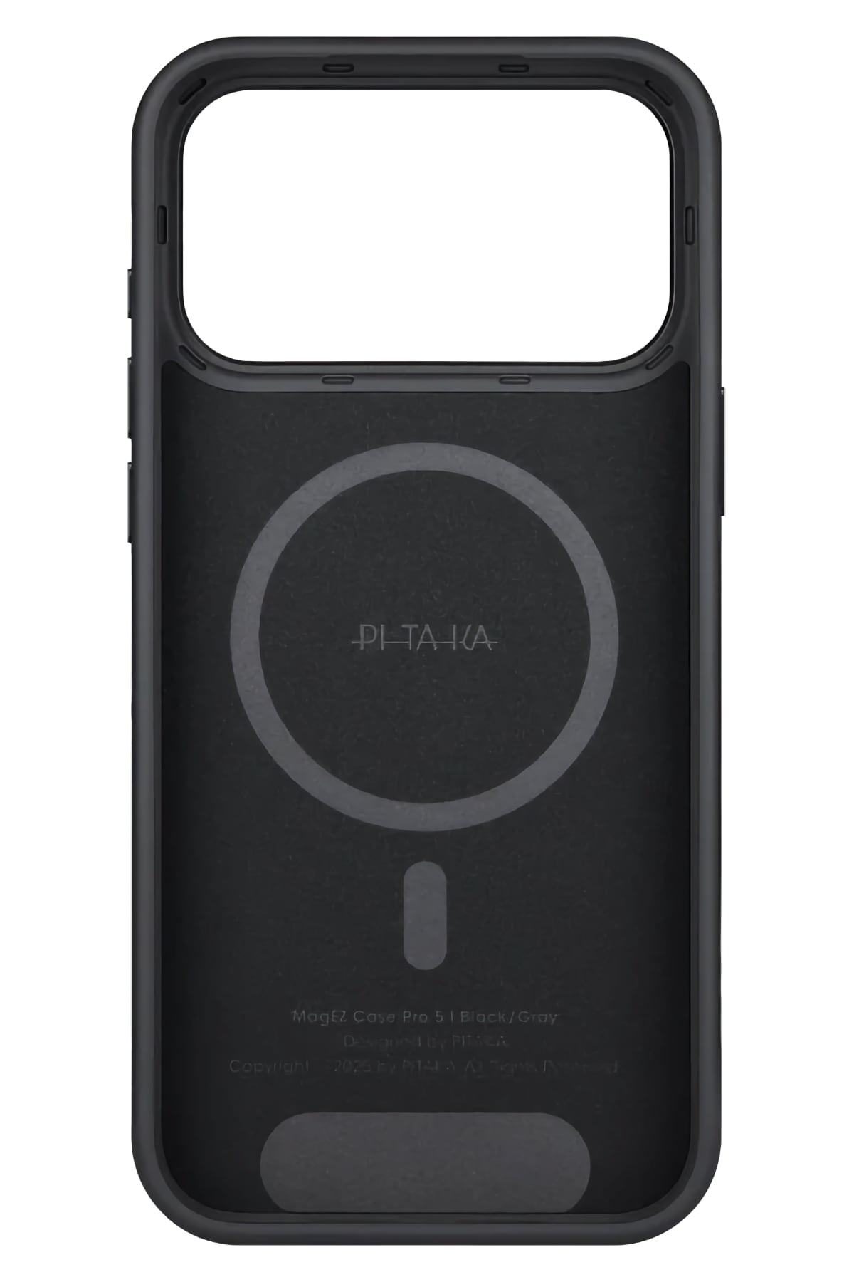 Pitaka Military-Grade iPhone 17 Pro Max MagSafe Uyumlu Aramid Fiber Kılıf Black Gray