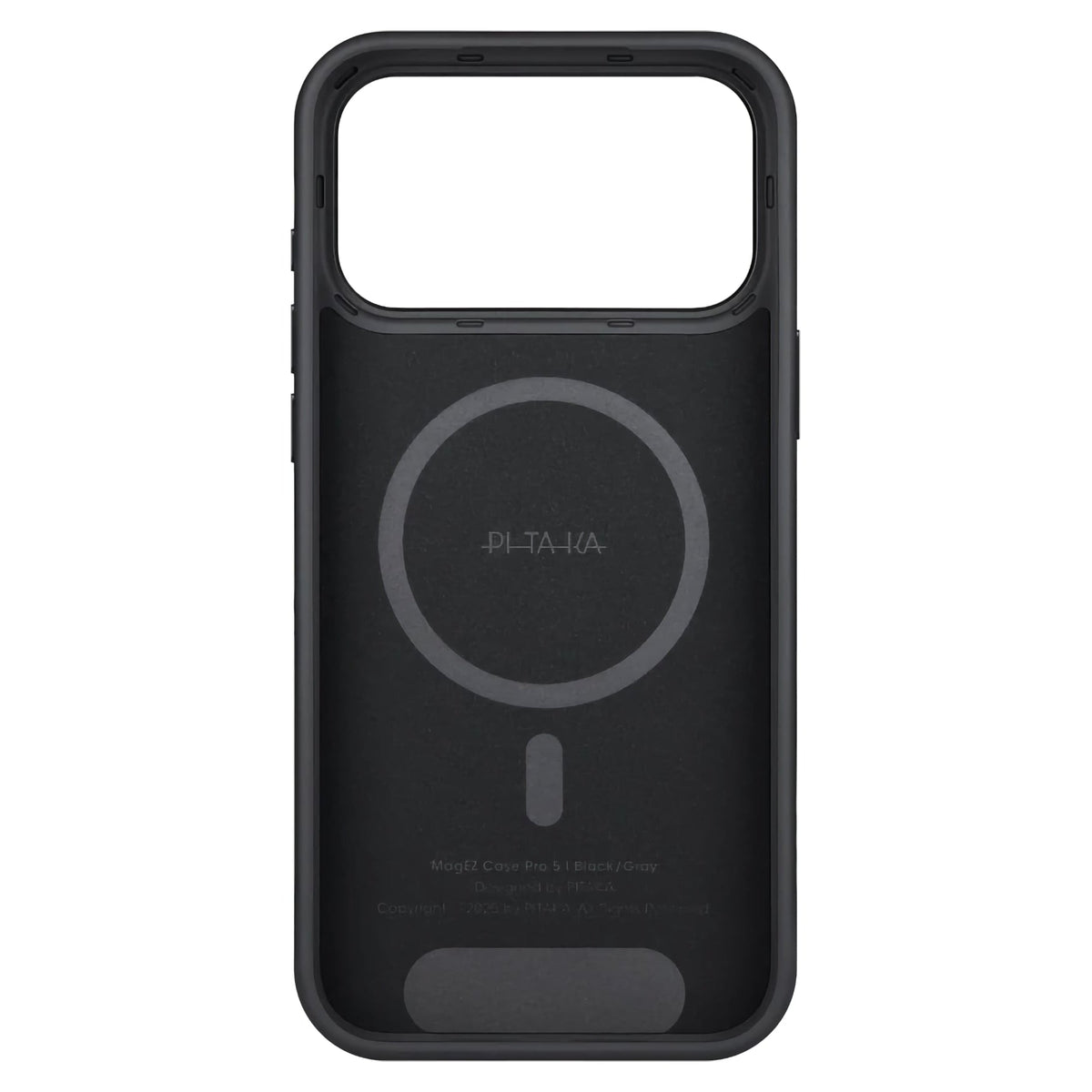 Pitaka iPhone 17 Pro Max Karbon Kılıf MagSafe Uyumlu Aramid Fiber - Summa 600D Black Gray