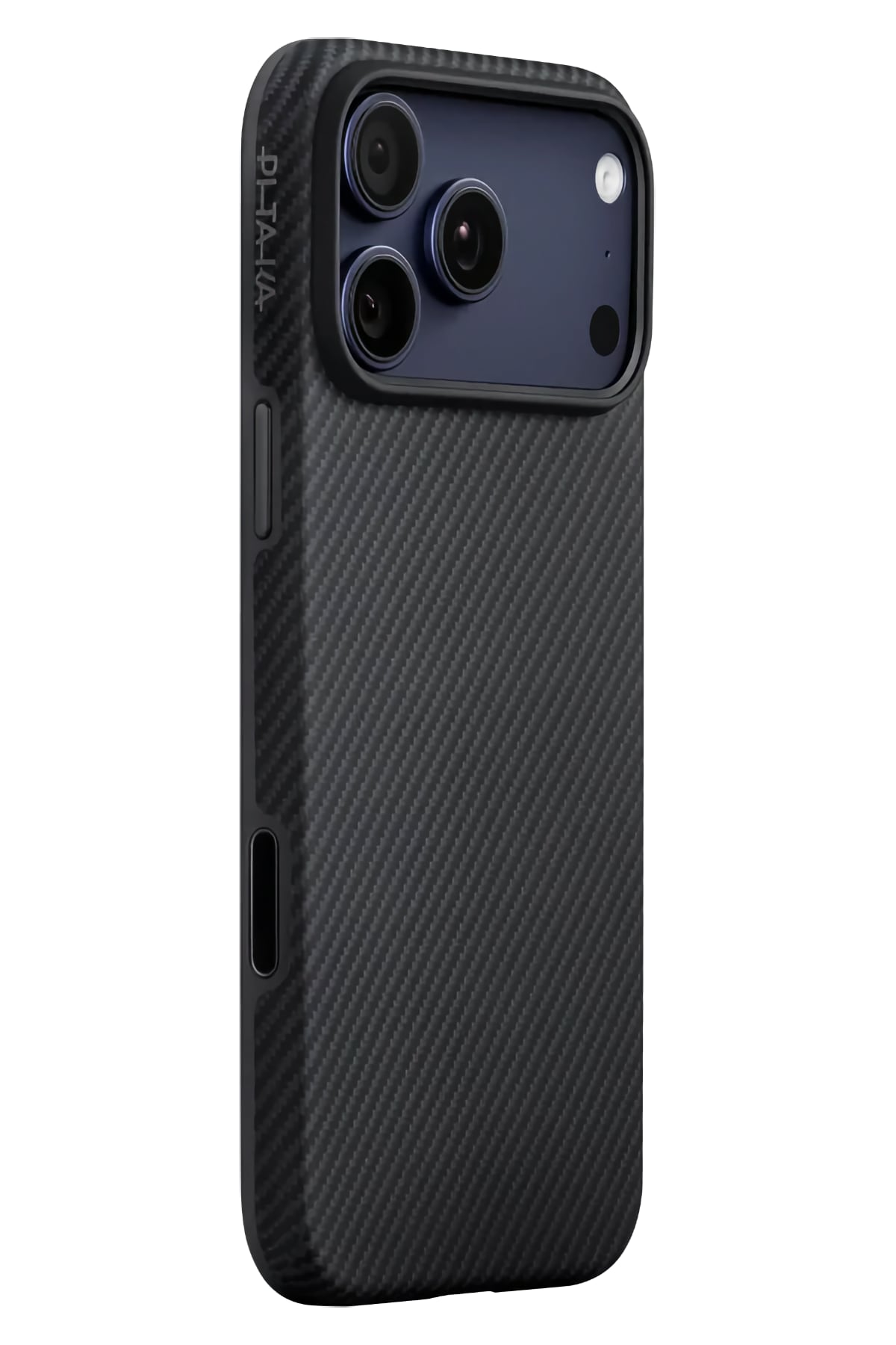 Pitaka Military-Grade iPhone 17 Pro Max MagSafe Uyumlu Aramid Fiber Kılıf Black Gray