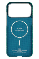 Pitaka Monogram iPhone 17 Pro Max MagSafe Uyumlu Aramid Fiber Kılıf Yeşil