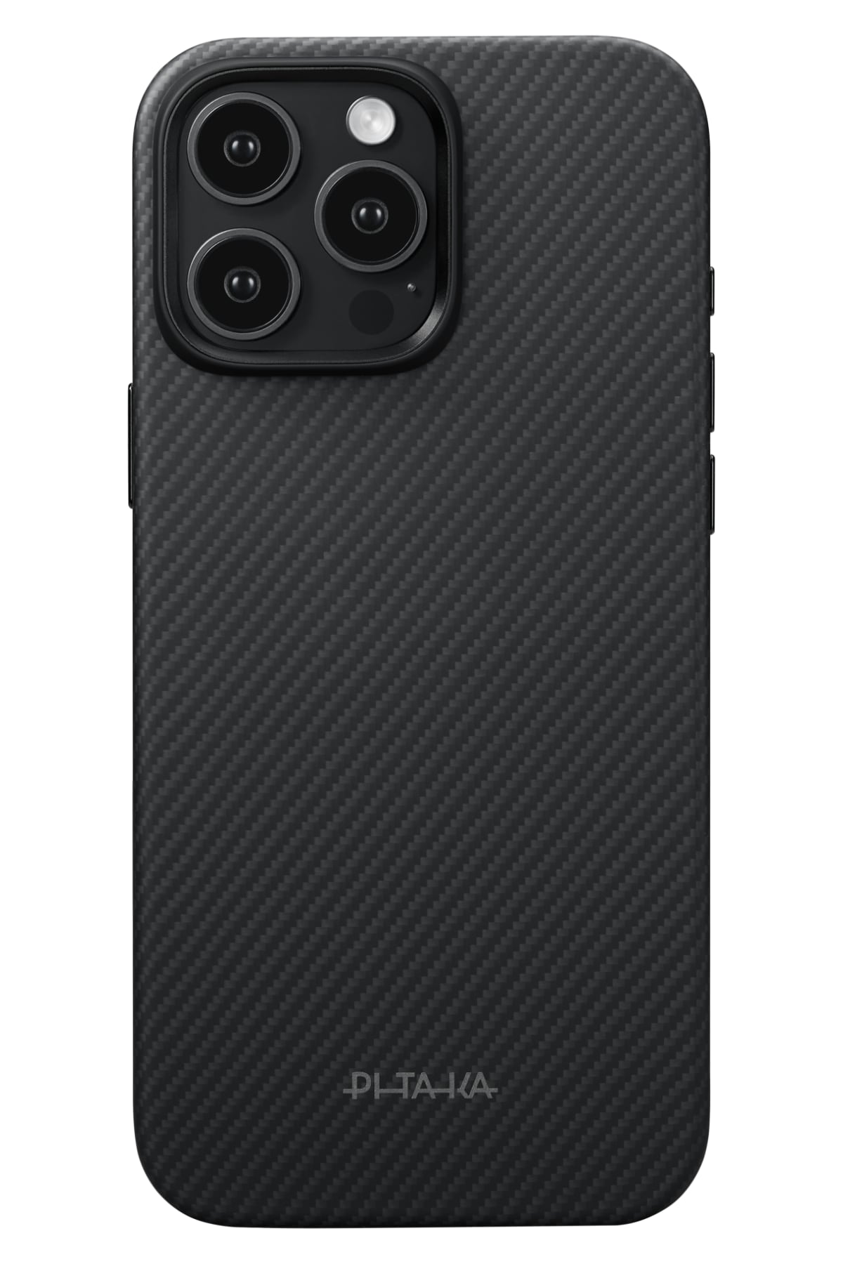 Pitaka New Military-Grade iPhone 16 Pro MagSafe Uyumlu Aramid Fiber Kılıf Siyah
