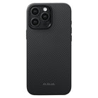 Pitaka iPhone 16 Pro Karbon Kılıf MagSafe Uyumlu Aramid Fiber - Summa 600D Black Gray Yeni Seri