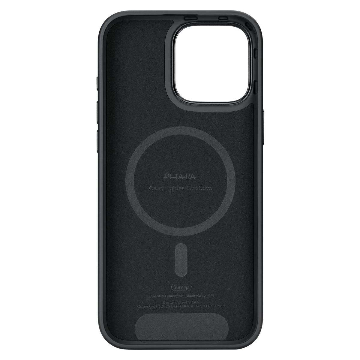 iPhone 16 Pro Karbon Kılıf MagSafe Uyumlu Aramid Fiber - Summa 600D Black Gray Yeni Seri